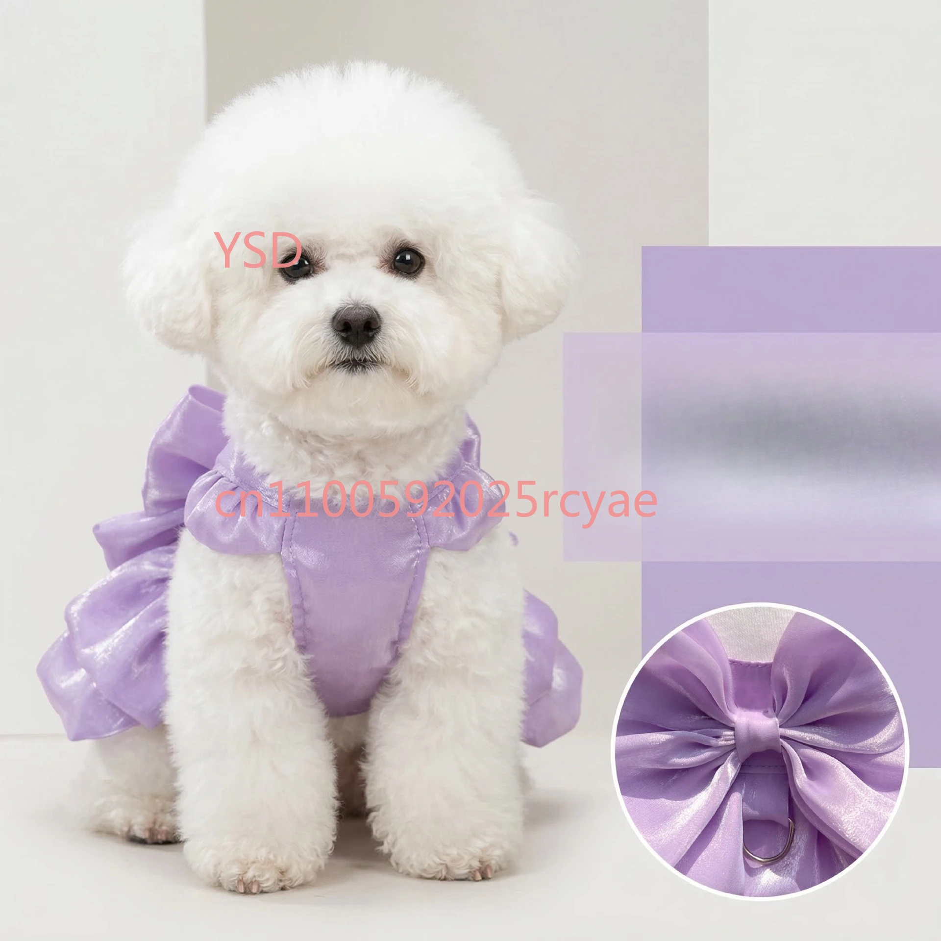 

Spring Pet Wedding Dress Skirt for Small Dogs and Cats