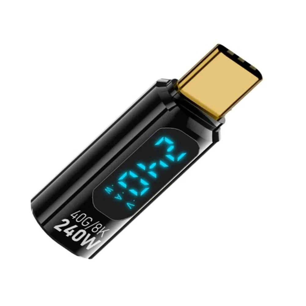 لأجهزة التكنولوجيا العالية 240 واط محول الطاقة 33.8x12x9.3 1.33x0.47x0.37 240 واط Usb C محول الطاقة 40Gbps نقل البيانات