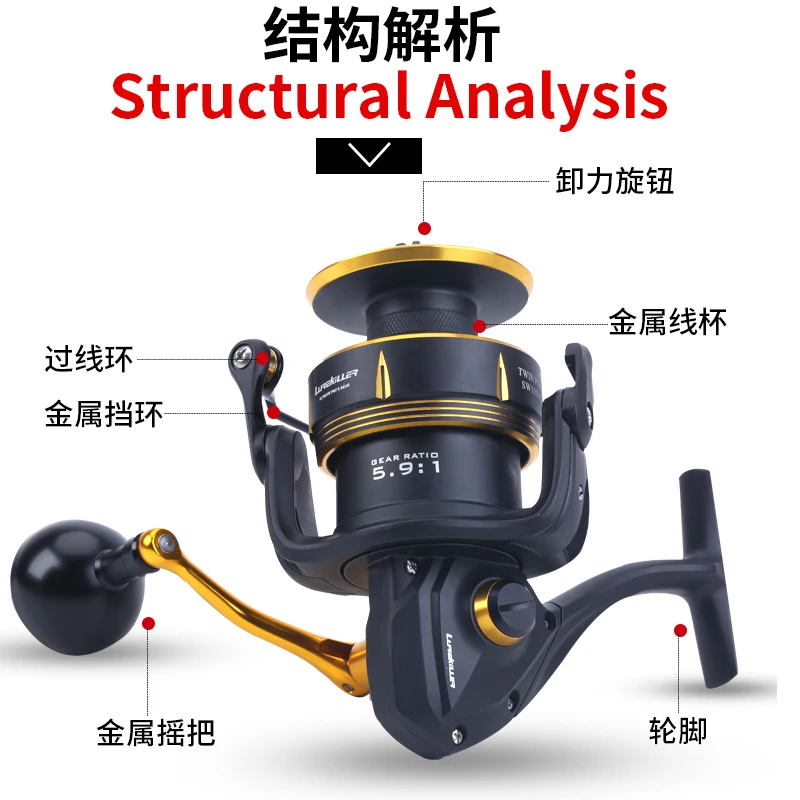 Original Japan Brand Lurekiller Spinning Reel Spinning Popping Original Japan Brand Lurekiller Spinning Reel Spinning Popping
