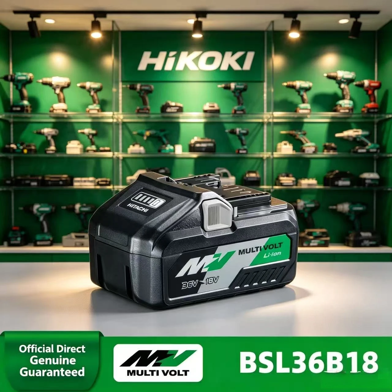 Genuine HiKOKI 18V 8.0Ah Lithium‑ion Battery Fit BSL1850 BSL1860 Rechargeable Power Tool Battery For Cordless Drill Grinder Saw