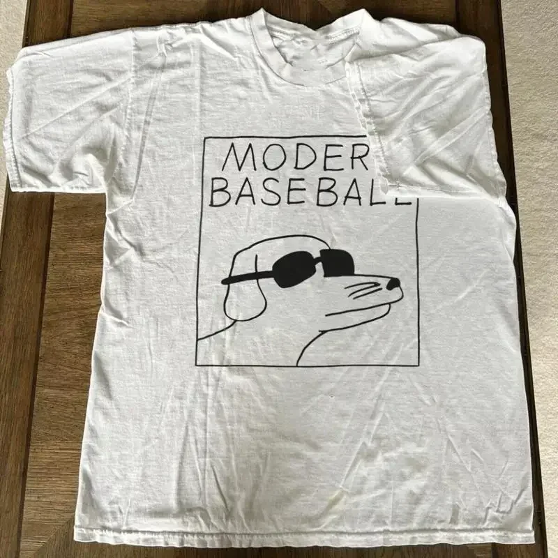 Modern Baseball Music For Lovers White T Shirt Cotton Full Size