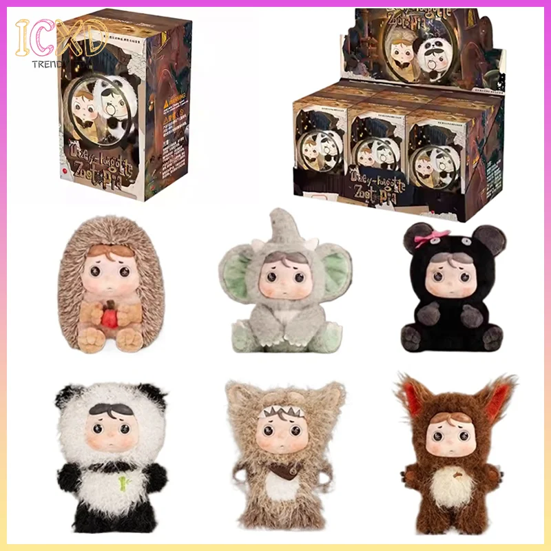 

Подлинная слепая коробка Heyone, игрушки из серии «Daidai Forget Animal City», плюшевый дизайн с виниловым брелоком и подвеской