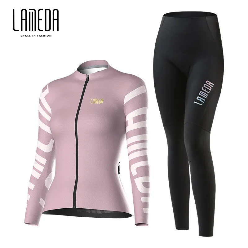 lameda cycling jerseys set,comfortable bike tops and bike pants for women,cycling equipments