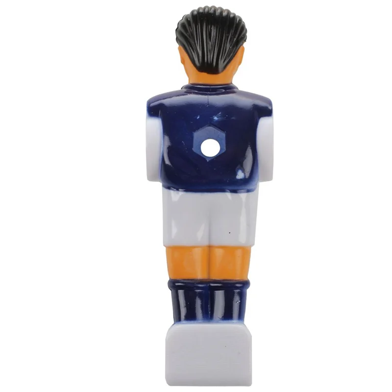 

B06C-44Pcs Настольный футбол для мужчин, настольные парни, мужская часть футболиста, желтый + королевский синий с мячом