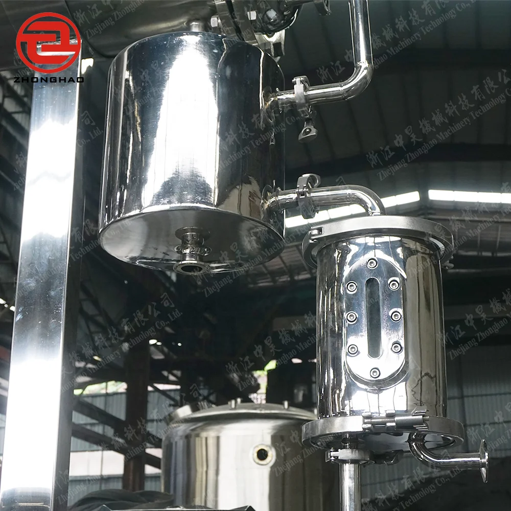 Cristallizzatore industriale in acciaio inossidabile con funzione di controllo della temperatura e estrazione per l'industria chimica