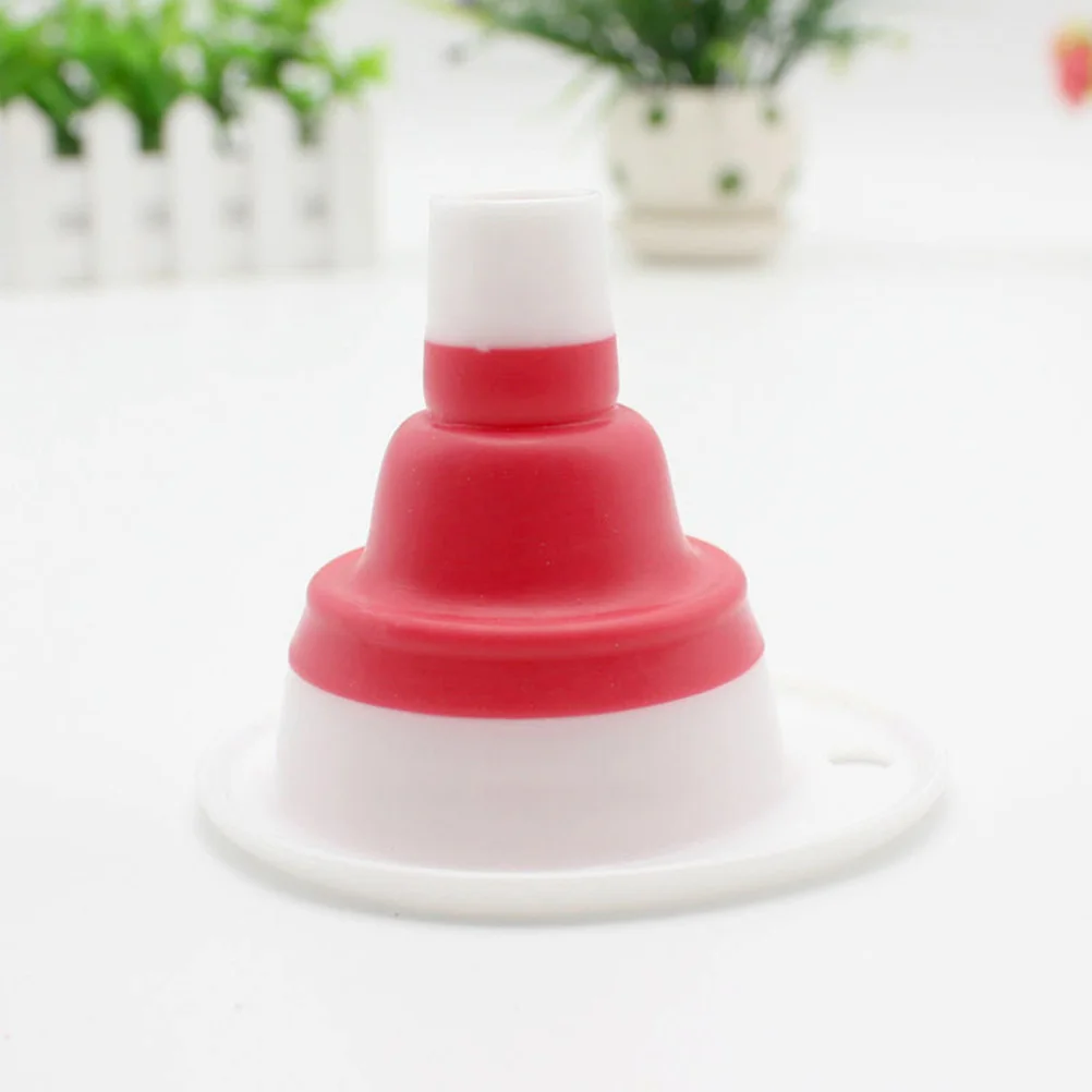 

10pcs Collapsible Silicone Funnel for Kitchen Telescoping Foldable Wide Mouth Oil Funnels Easy Storage Heat Resistant Safe