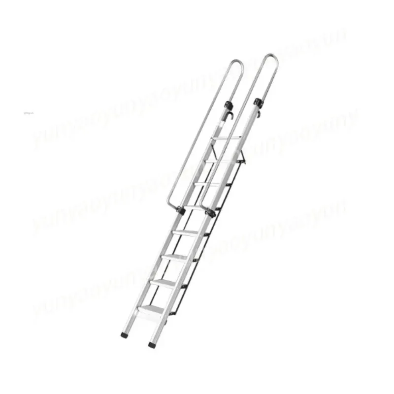 

Folding Aluminum Alloy Ladder Portable Climbing Stair Home Outdoor Attic Use