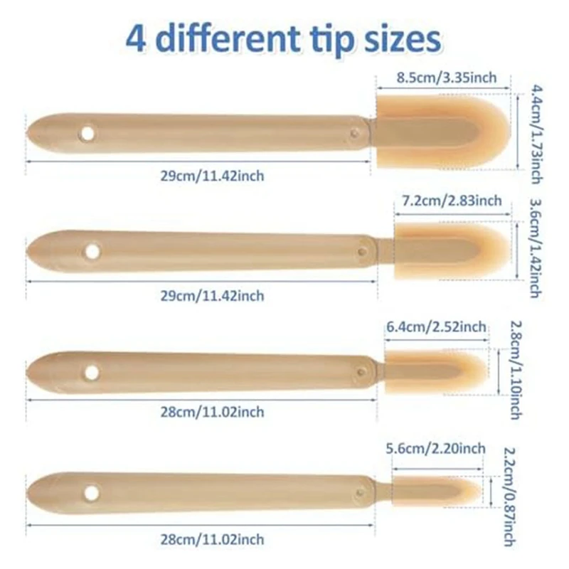 8 قطعة مجموعة أدوات السد المطاطية عدة قابلة لإعادة الاستخدام السد التشطيب أداة ملعقة مفرشة تنعيم مجموعة أدوات للمطبخ الطوب