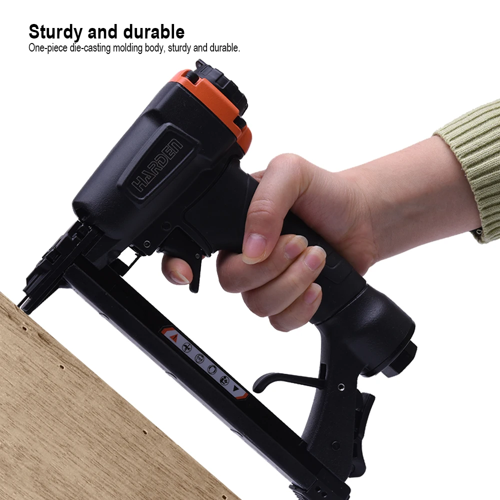 2 in 1 Combi Nailer and Stapler Pneumatic Brad Nail Gun and 90K Medium Staplers