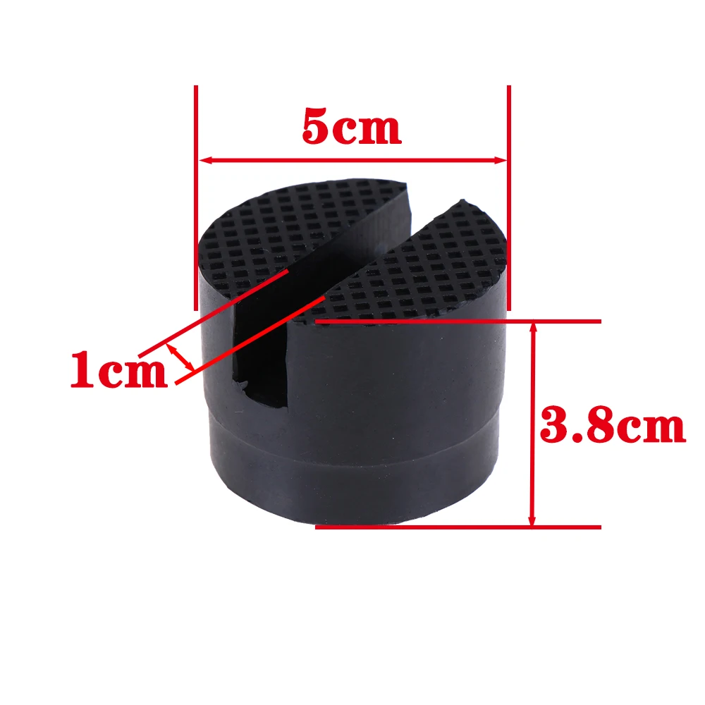 1PC Floor Slotted Car Rubber Jack Pad Frame Protector Adapter Jacking Disk Pad Tool for Pinch Weld Side Lifting Disk New