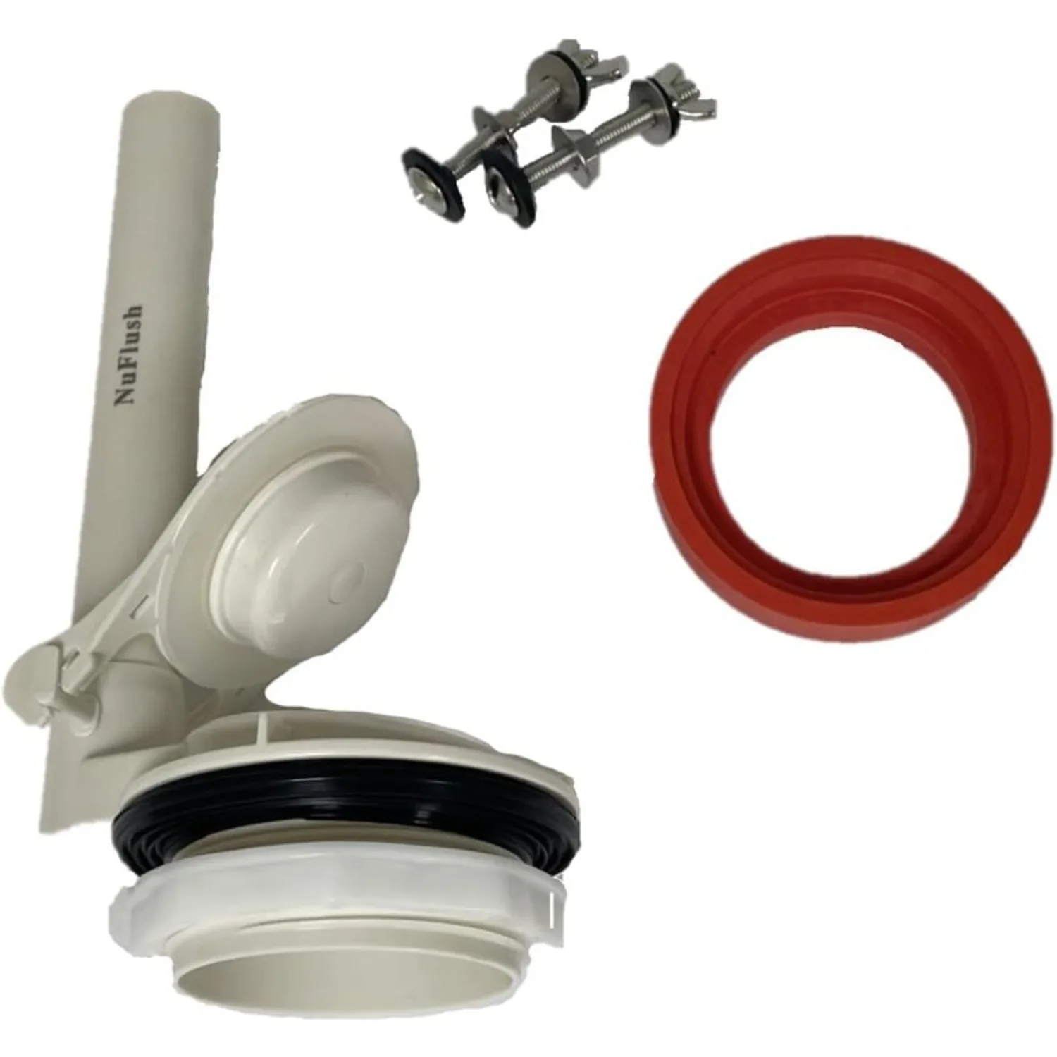 

3-Inch Toilet Flush Valve One-Piece Design Replacement Kit Compatible with American Standard Includes Seal Ring and Plastic