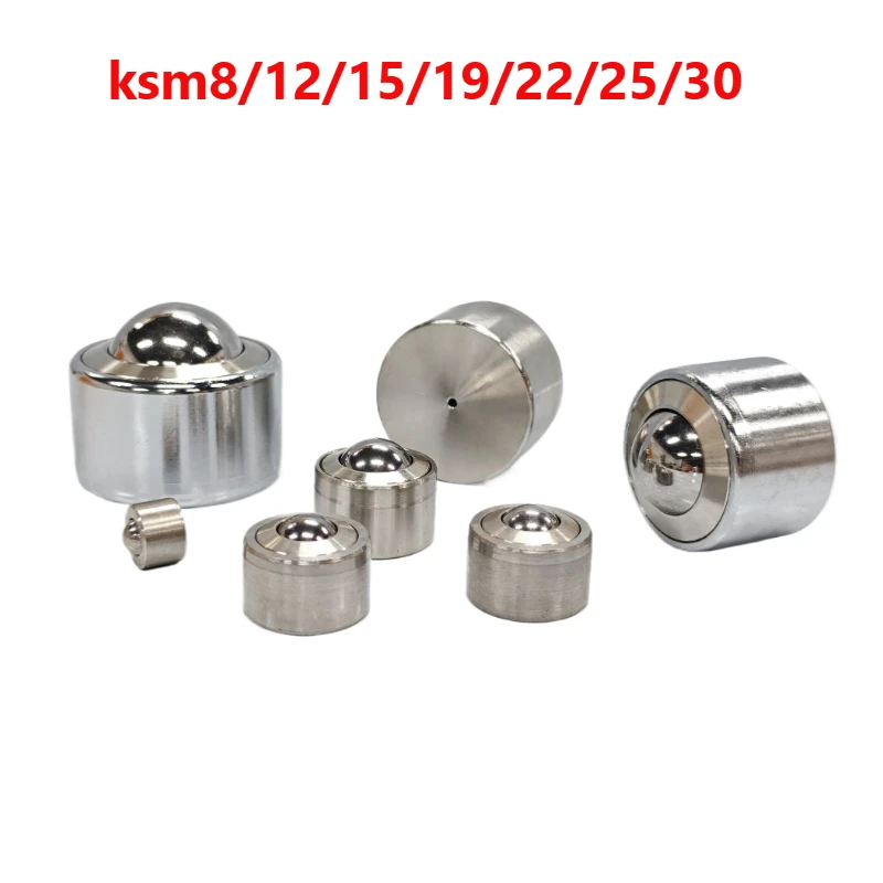 KSM-8/12/15/19/22/25/30 Precision universal Ball bearing casters/wheel,Heavy-duty Bull Eye Wheel Bearing for Transfer