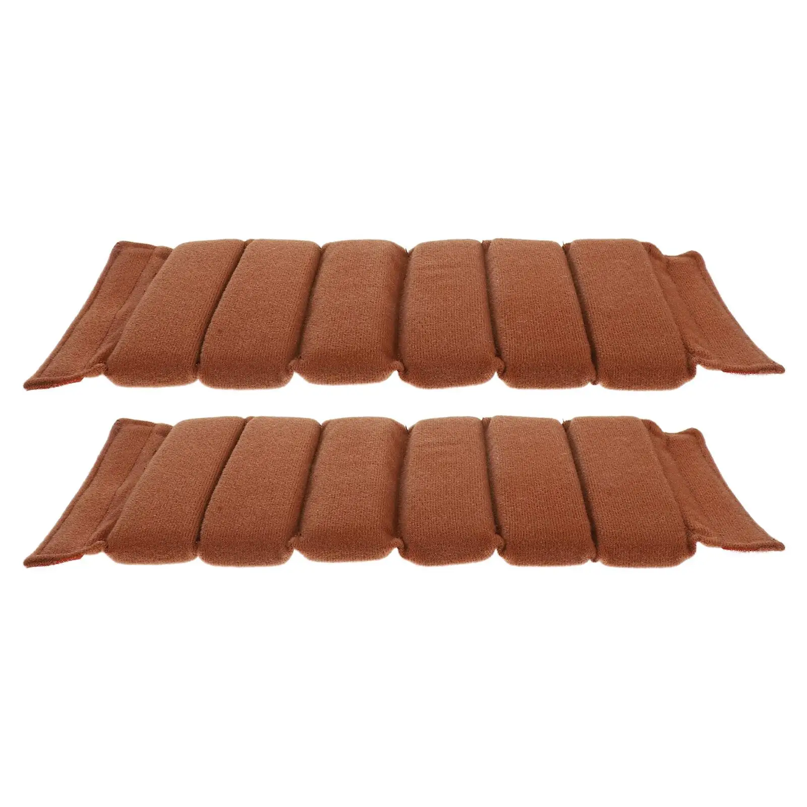 

2 Pcs Camera Bag Shock Absorbing Pad Custom Insert Adjustable Lens Divider for Protective Brown