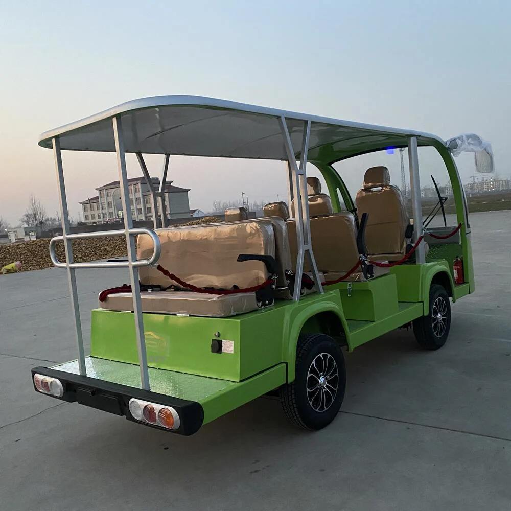 The resort hotel receives an electric golf cart, a classic car, and a 14 seat shuttle sightseeing bus