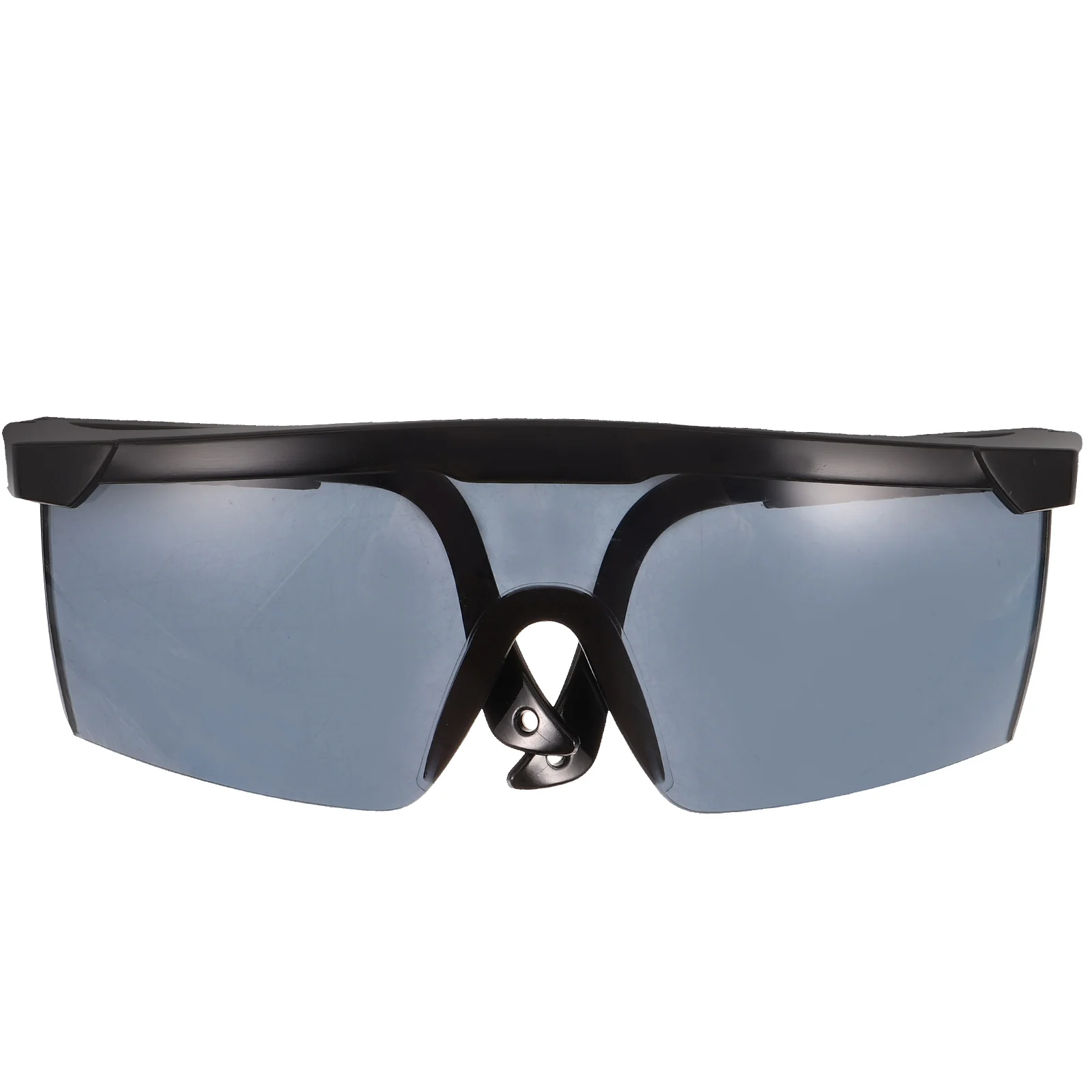 

1pcs Safety Goggles Black Frame Grey Lens Protective Eyewear Work Plastic Welding Glasses Welding Eye