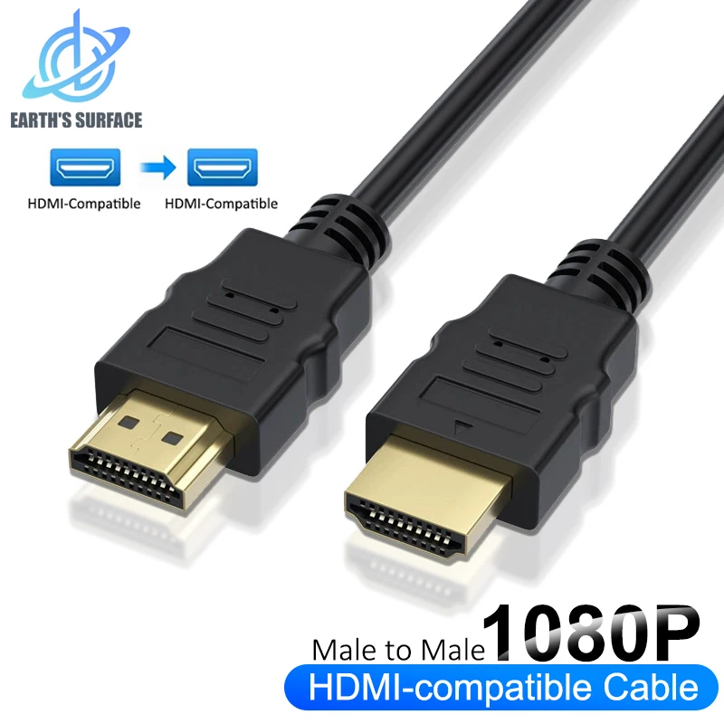1080P HDMI-compatible Cable Ultra High Speed HDMI-compatible1.4 Male to Male Extension Cable for PC TV Laptops Monitors PS5 Xbox