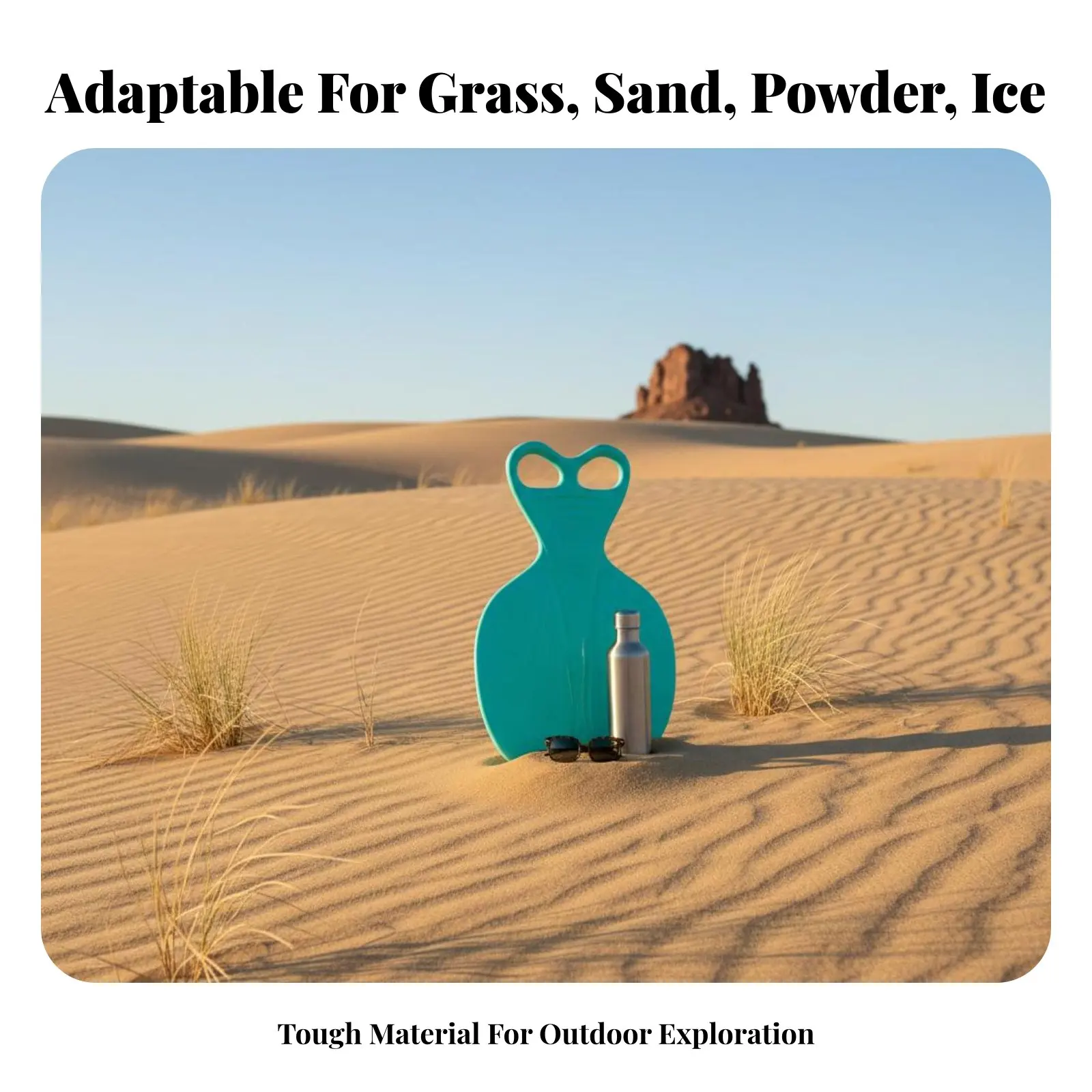 

Доска для скольжения DoubleHandle Gliding Board, универсальная, для различных поверхностей, износостойкая, с прочной конструкцией, для взрослых и семей.