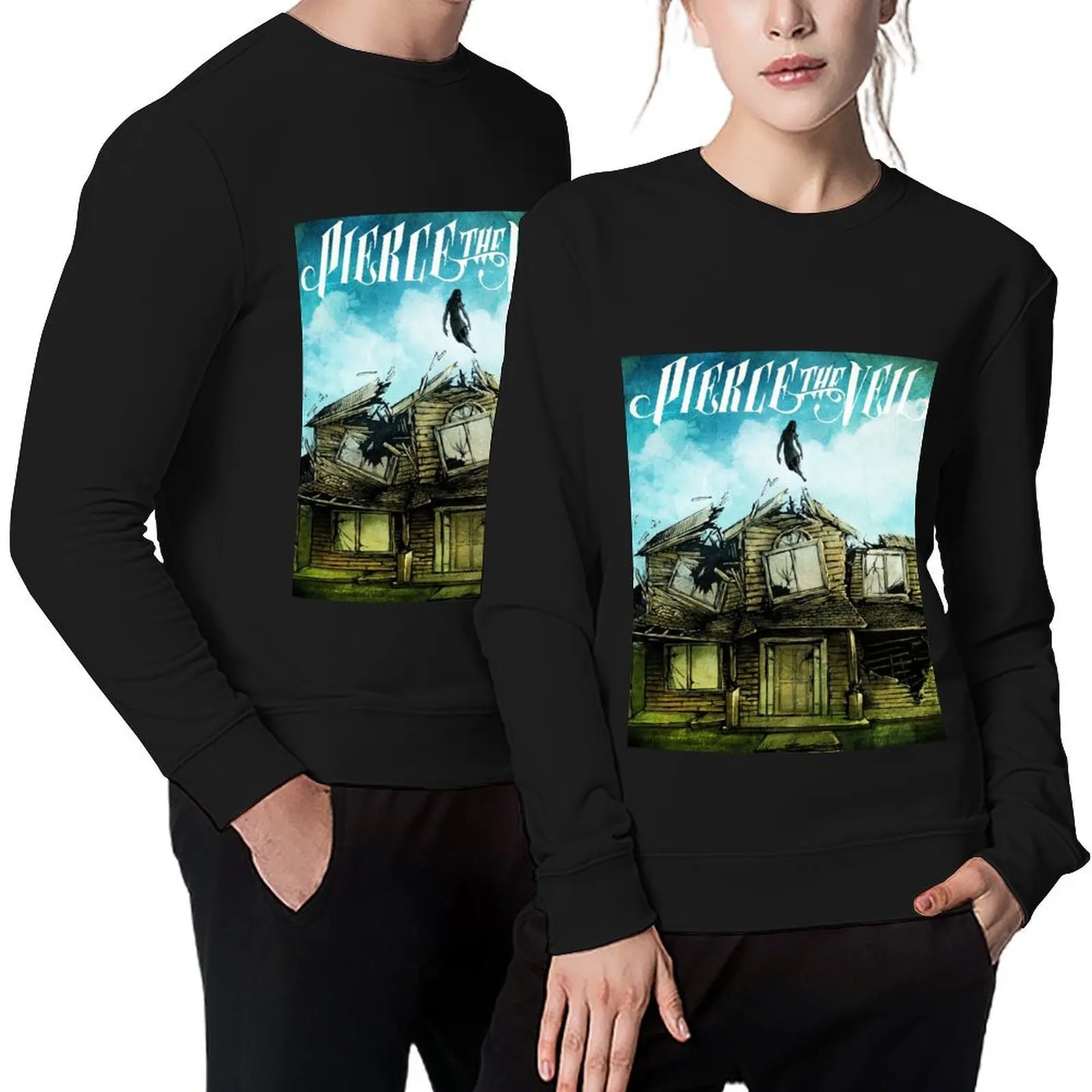 

collide pierce with the sky veil 2021 masju Pullover clothes for men autumn clothes anime clothing hooded sweatshirt for men