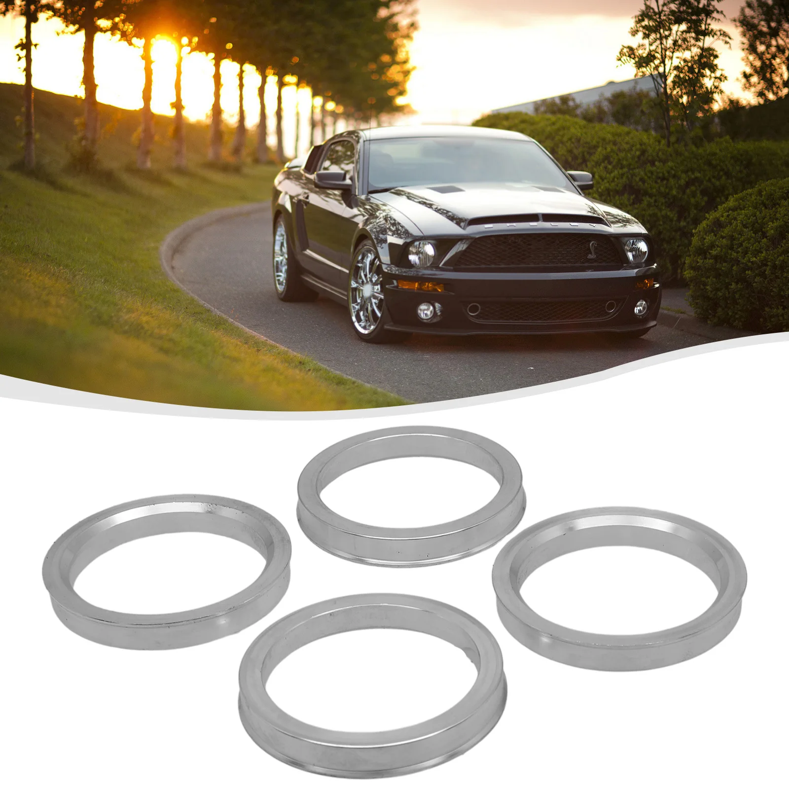 Proper Wheel Centering with Aluminium Alloy Wheel Hub Centric Rings Spacer  73 1mm Outer Diameter  60 1mm Inner Diameter