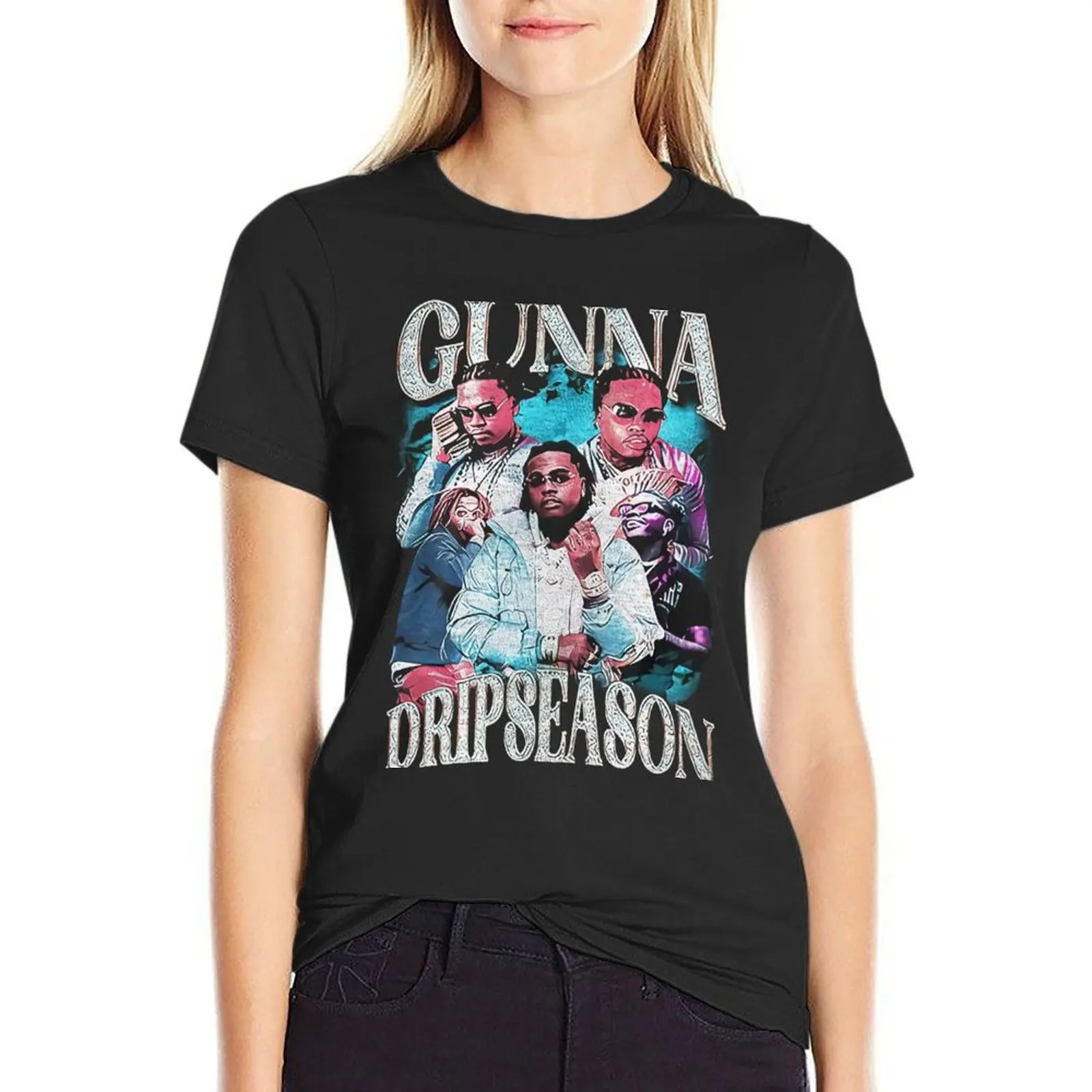 Vintage Gunna Wunna World T-Shirt sublime customizeds anime plus size tops clothes for woman