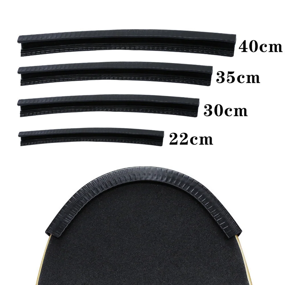 

1 Pair Universal Skateboard Bumper Guard - Thickened Edge Protection for Skateboard Deck - Impact Resistant Rail Guard AMB339