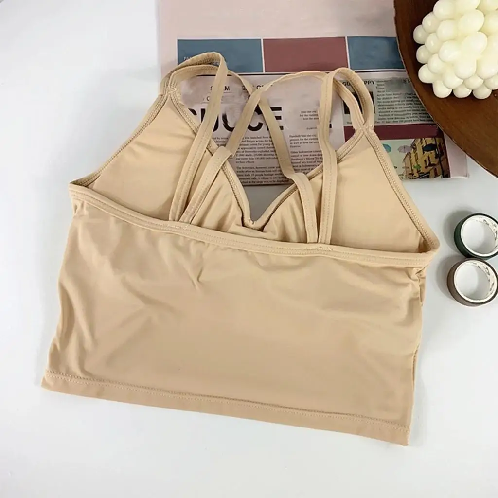 Sutiã esportivo feminino conforto acolchoado senhoras tops bralettes crop top para exercício