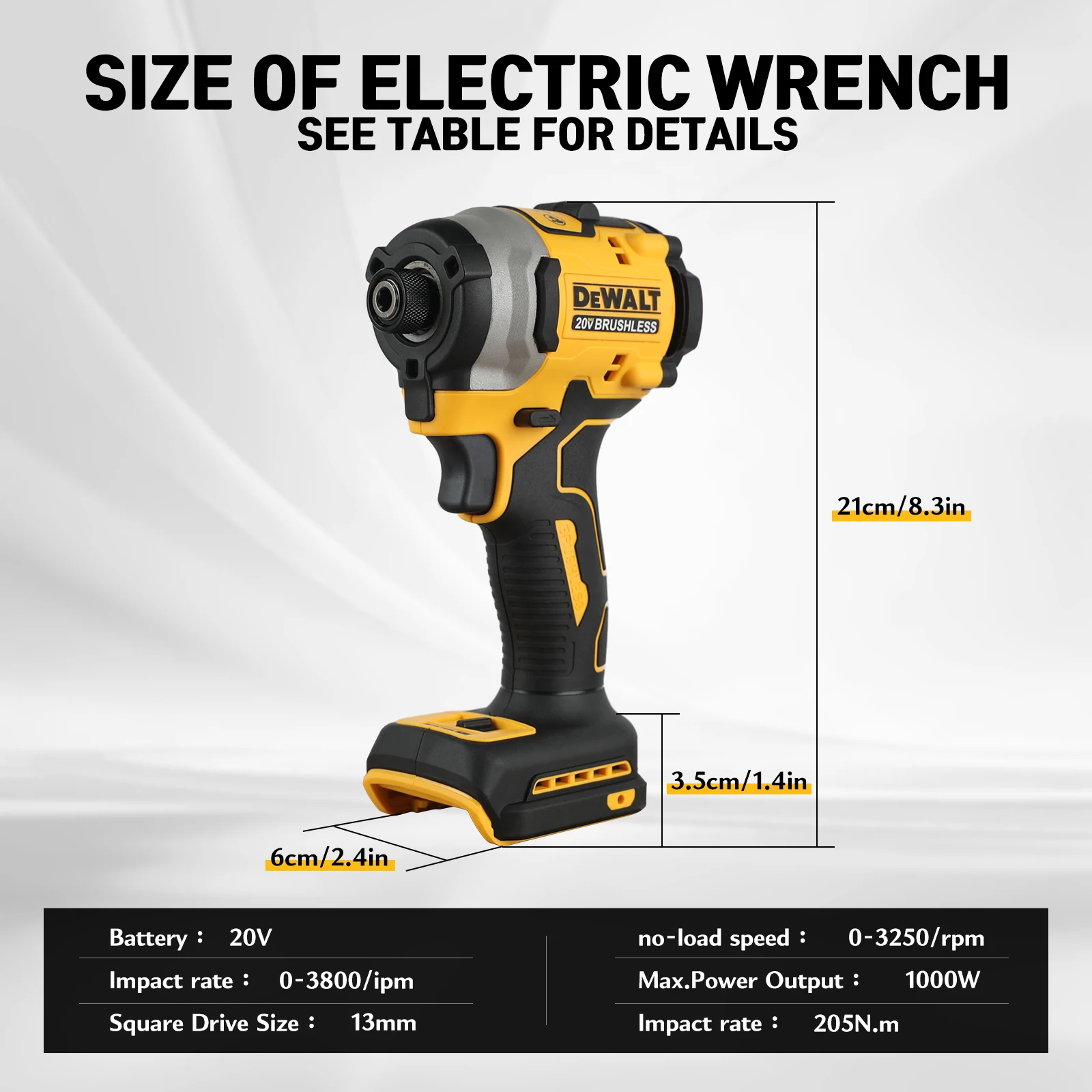 Dewalt DCF850 20V Rechargeable Wireless Electric Screwdriver, Lithium Battery, Power Tool, High Altitude Initial Torque