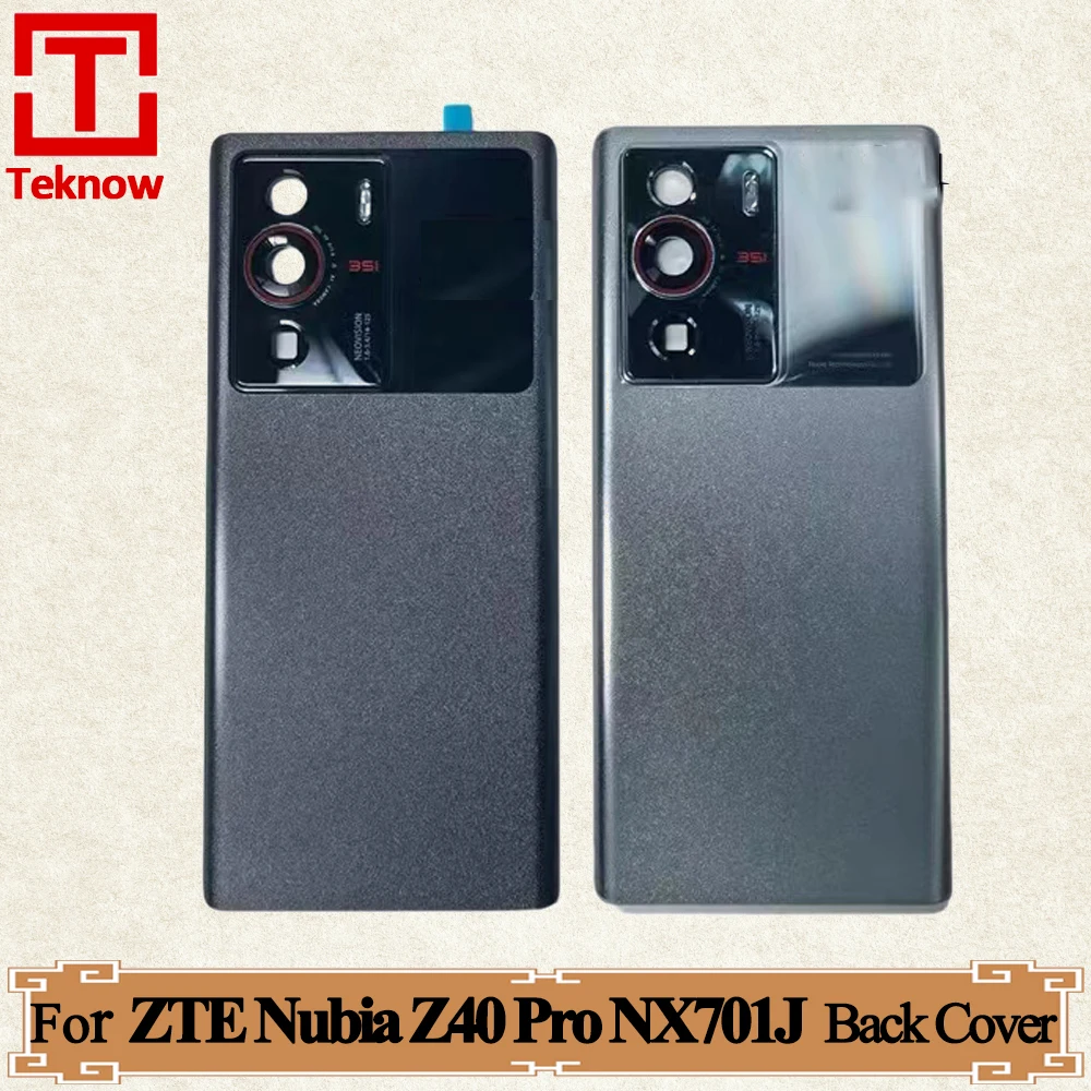 

100% Original New Back Battery Cover For ZTE Nubia Z40 Pro Z40Pro battery back cover NX701J houseing door with Camera Lens