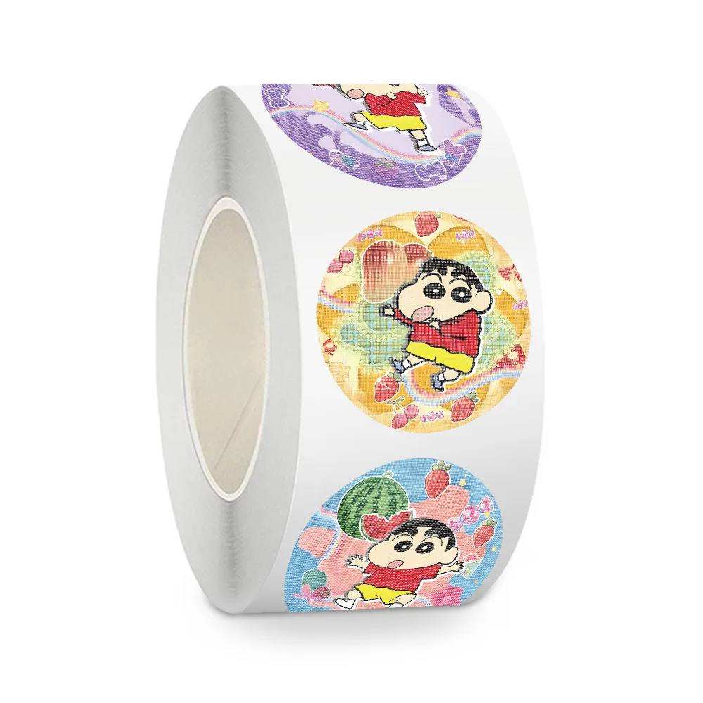 

500pcs/Roll Crayon Shin-chan Roll Cartoon Graffiti Sticker Suitcase Laptop Computer Guitar Decoration DIY Kids Classics Gifts