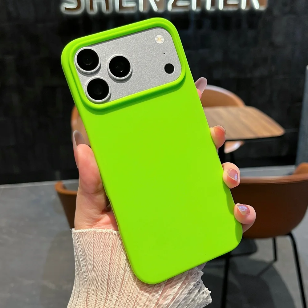 Coque en silicone liquide mat ultra-fine pour iPhone 17 16 15 14 Pro Max 13 12 11 – Protection souple antichoc de luxe originale
