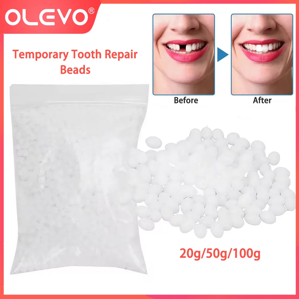 OLEVO-Materiales de llenado de dientes dentales, cuentas de pegamento de reparación temporal de dientes rotos faltantes, relleno de dentadura moldeable falsa