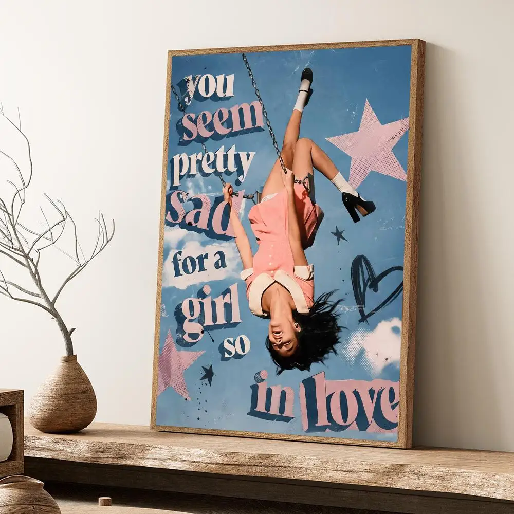 Sängerin O-Olivia R-Rodrigo Poster Moderne Ästhetische Wandkunst Druck Trendiges Schlafzimmer Wohndekor Geschenk – Detail 6