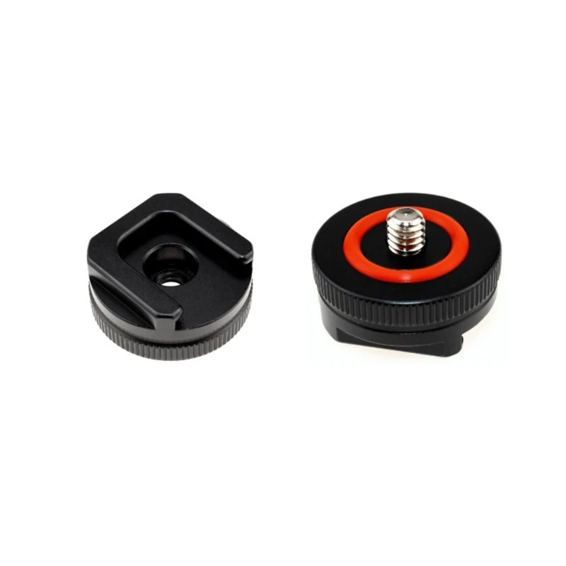 Adaptador montagem sapata câmera com rosca tripé 1/4 "para câmera DSLR equipamento gaiola luz
