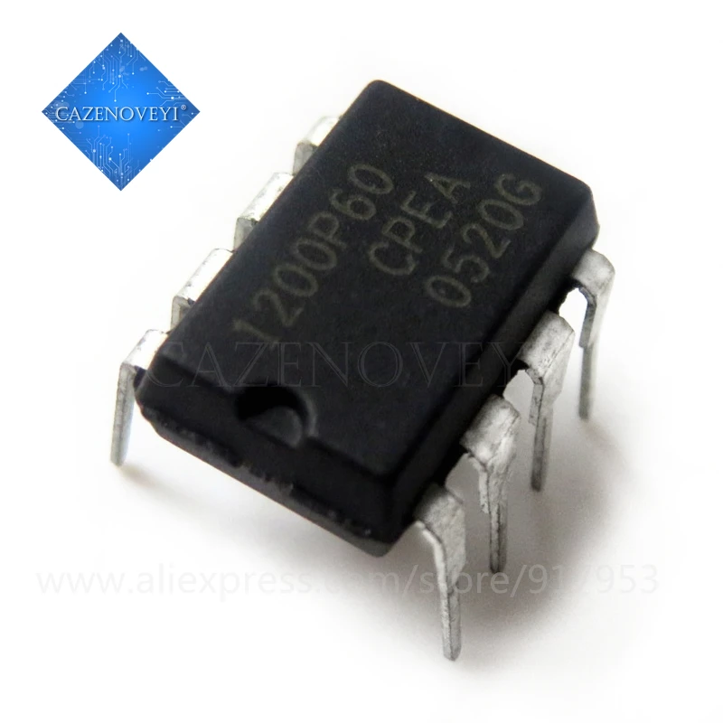 5pcs/lot NCP1200P60 1200P60 NCP1200 DIP-8 In Stock