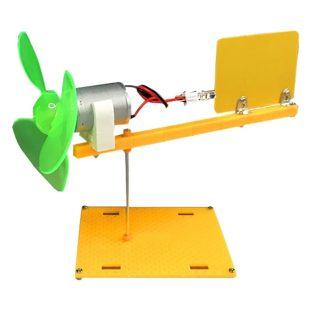 Wind for turbine for stem Model Kit with Rotating Red LED Light and Full Component Set for Complete DIY Assembly Experience