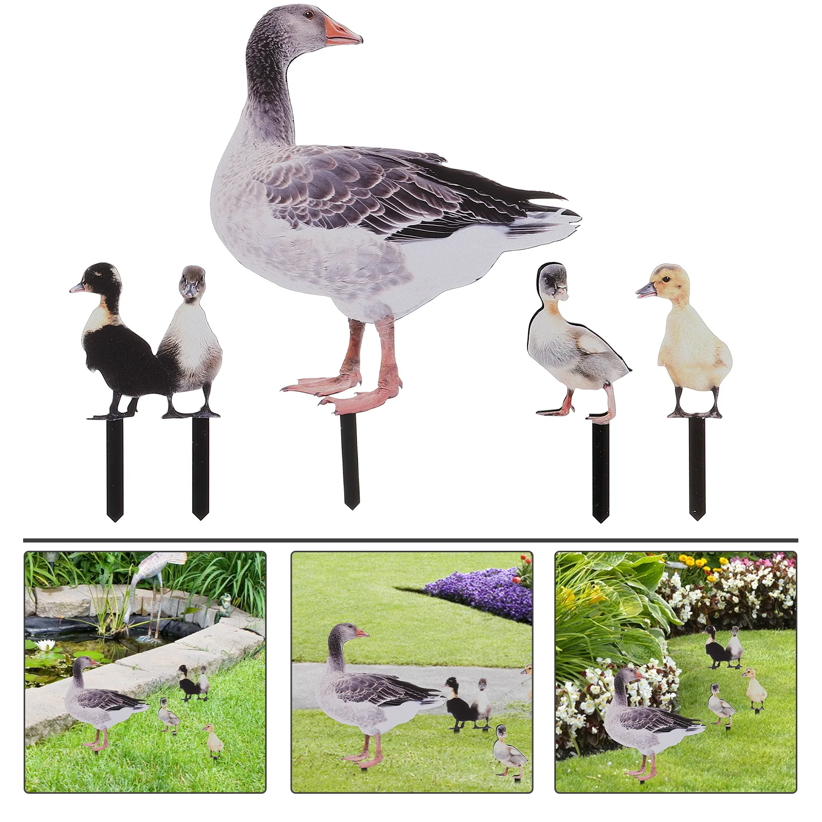 

Spring Decor Yard Animal Stakes Garden Ornament Acrylic Sculpture Courtyard Insert Yards Outdoor Decoration Silhouette