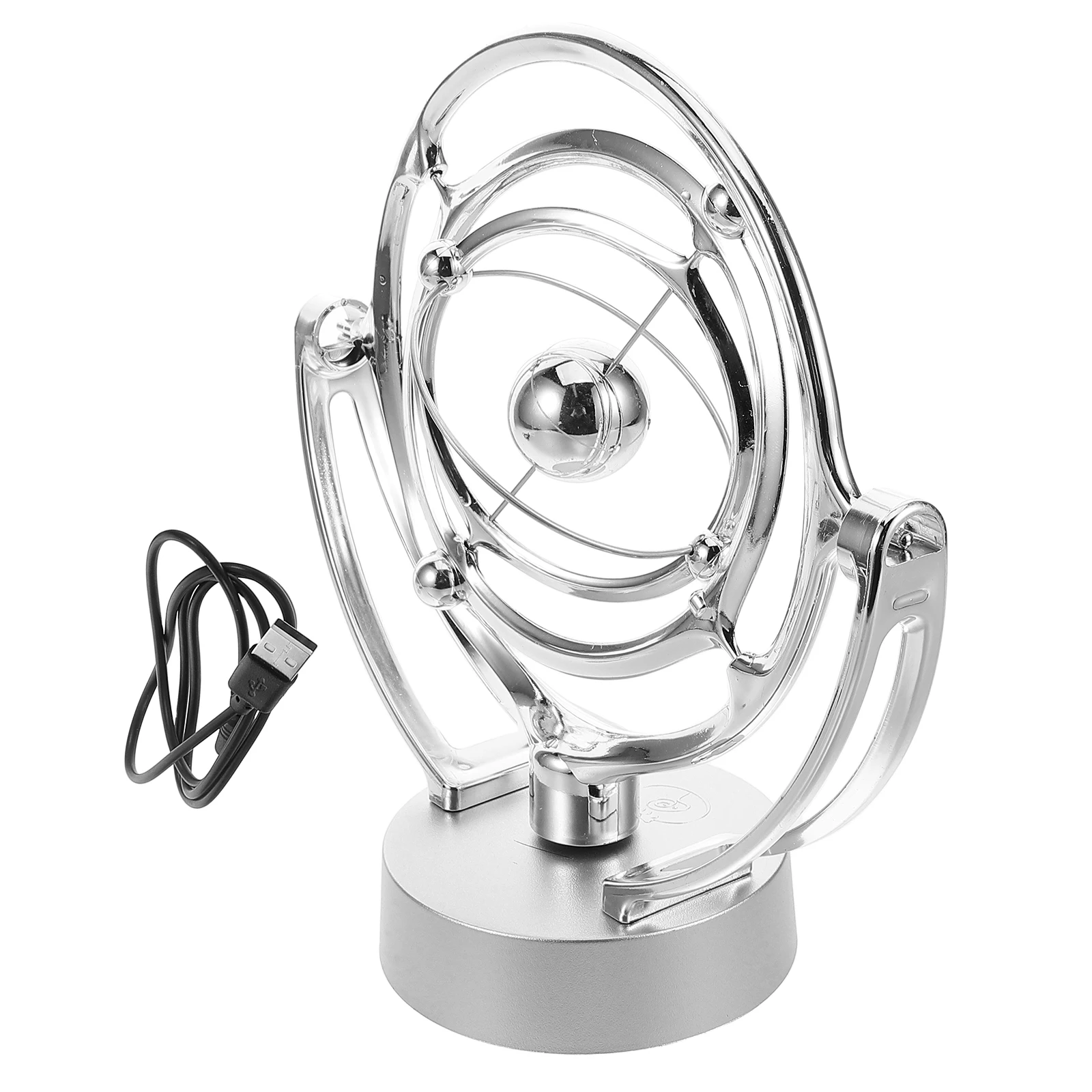 

Electric Rotation Car Ornament Unique Desktop Perpetual Motion Rv Science Art Decoration Earth Universe Motion Device Physics