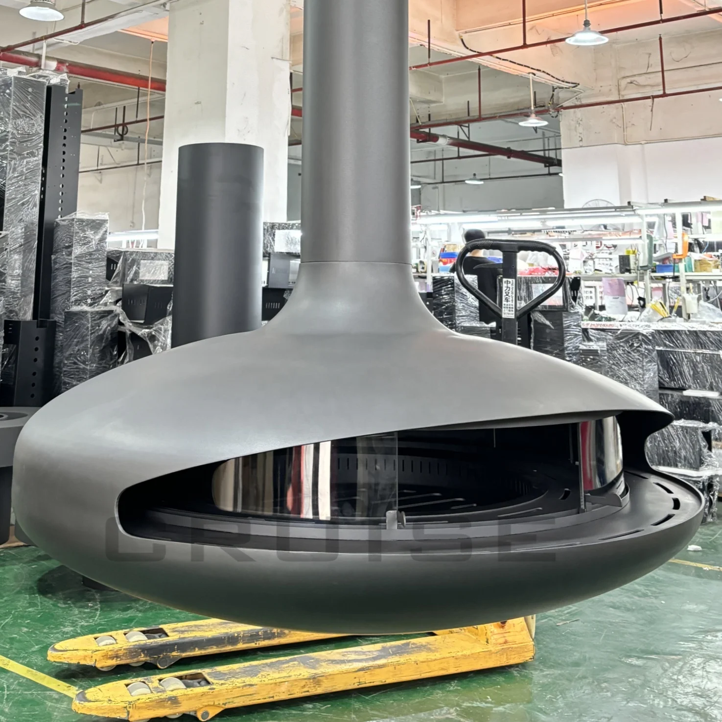 

Подвесной дровяной камин CRUISE из металла, 900 мм, настенный, для сжигания дров