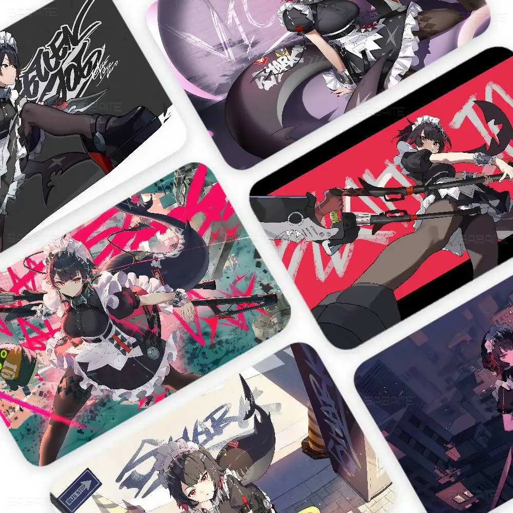 Ellen Joe Zenless Zone Zero Anime Game Anime Sticker Film Skin Cover Case for Small Large No Chip Debit Credit Card Front Side