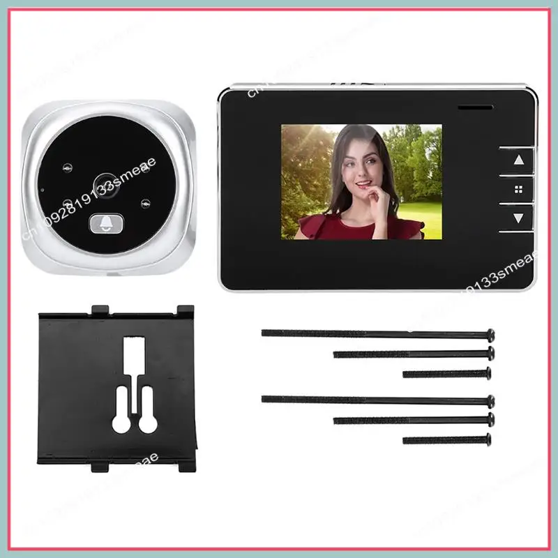 N94R Visible Electronic Cat's Eye Doorbell Camera With 2.8-Inch Display Screen With Video And Photo Function