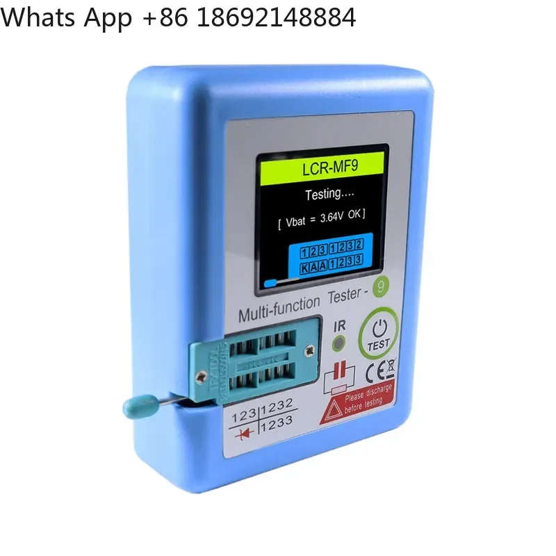 for LCR-MF9 Multifunctional Color Screen Display Transistor Tester for Electronic Component Testing and Measurement