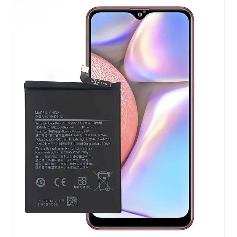 SCUD-WT-N6 4000mAh Mobile Phone Battery for Samsung Galaxy A10S A20S SM-A2070 A207F/M A107F/DS for Honor Holly 2 Plus