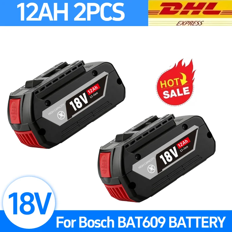 

18V 12.0Ah rechargeable battery replace Bosch GBA professional grade battery, for Bosch GBH GSB power tools lithium-ion battery