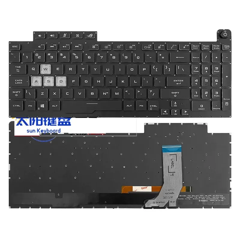 Keyboard for ASUS Gunslinger 3 4PLUS Magic Ba 3 ROG G731 G732 GU S7D G712L V