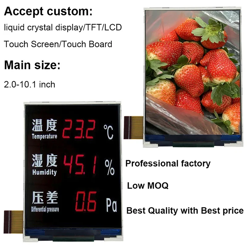 Custom MCU SPI Interface Screen LCD Video Module Ili9341 3.2'' Inch Small LCD TFT Display