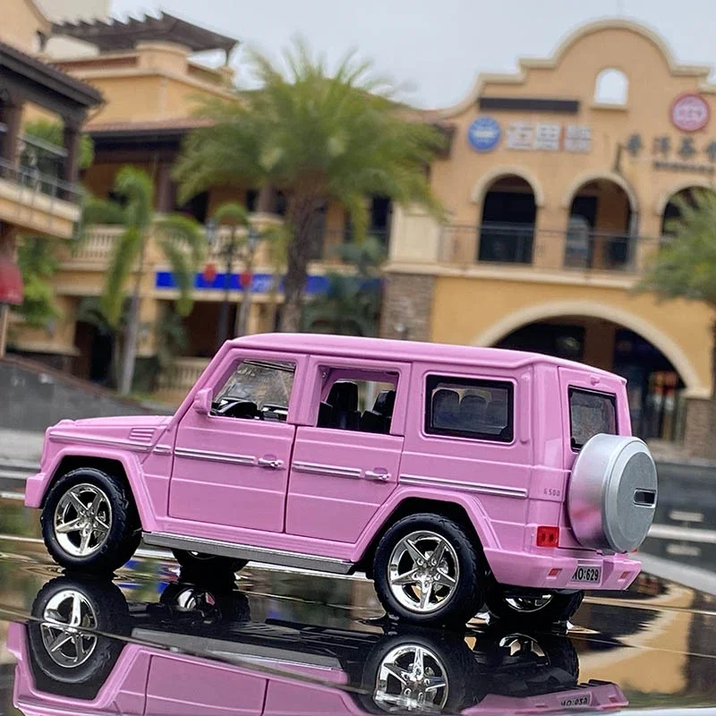 1:32 G65 G500 G63 SUV سبيكة سيارة نموذج Diecasts لعبة معدنية على الطرق الوعرة المركبات نموذج سيارة محاكاة الصوت ضوء جمع هدية
