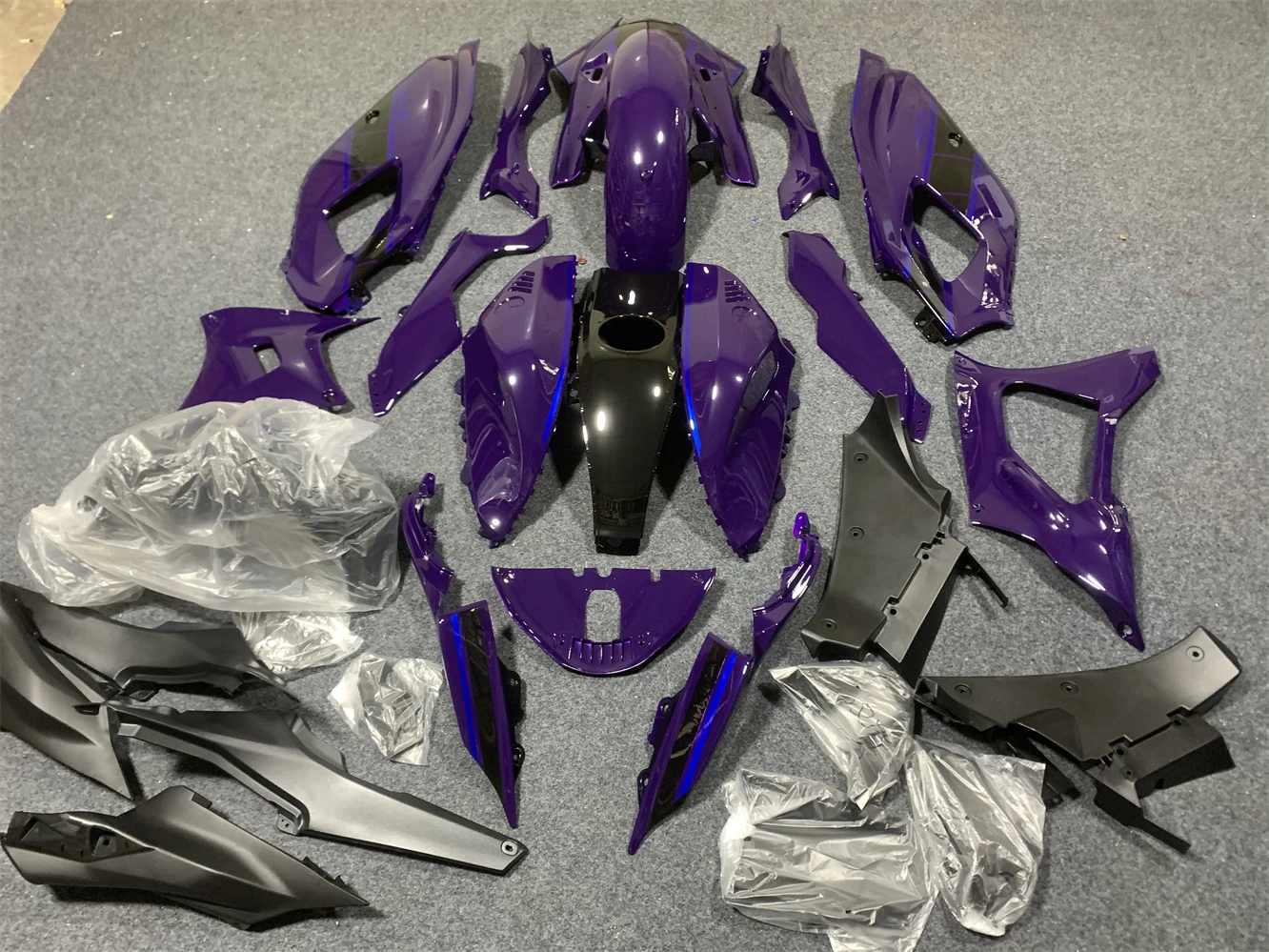 Motorcycle Fairing kit for Yamaha R7 2022 2023 YZF700 22 23 Year fairing grey Black purple