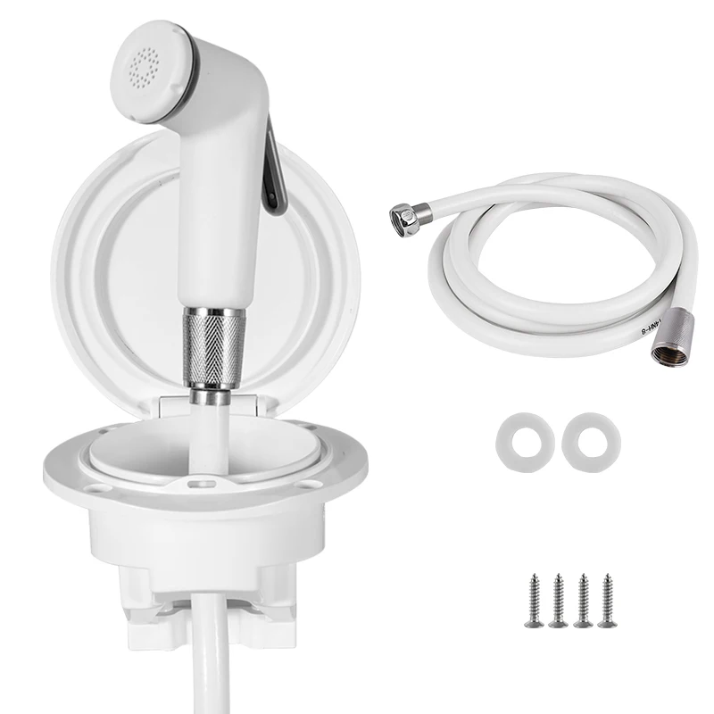 Marine Deck Shower Marine Recessed Shower Kit ABS Yacht Marine Replacement Accessory Deck Mount Watercraft Fishing Engine Part