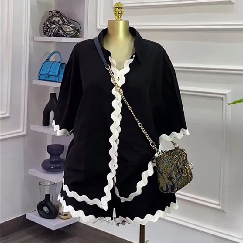 ชุดเซ็ตเสื้อผ้าลำลองทรงหลวม กางเกงขายาวทรงกว้าง สไตล์แฟชั่น ฤดูร้อน ใหม่ล่าสุด เสื้อผ้าผู้หญิงนำเข้า ดีไซน์เรียบง่าย สไตล์คลีนฟิต