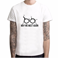 Fashion HEDA T-shirt Top Men Women Unisex T shirts The 100 TV Show May We Meet Again Harajuku  Short Sleeve Tshirt